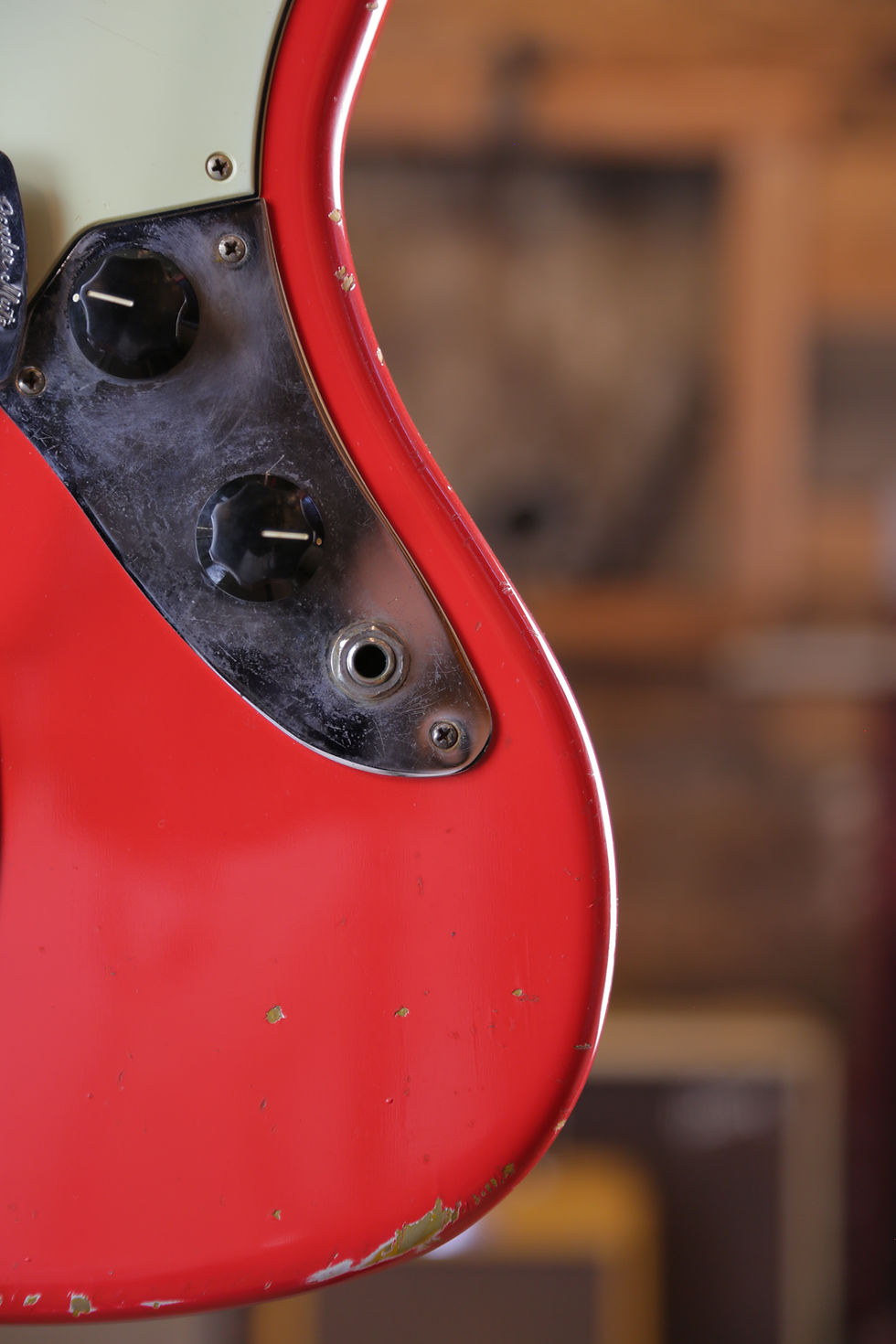 Thumbnail: Fender Jaguar Fiesta Red Relic (refinished) 1967/2023