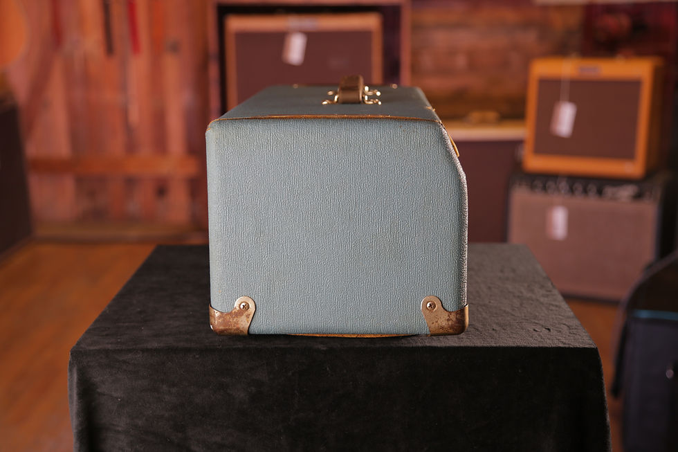 Miniature : Fender Bassman Brownface 1963 Blue Tolex