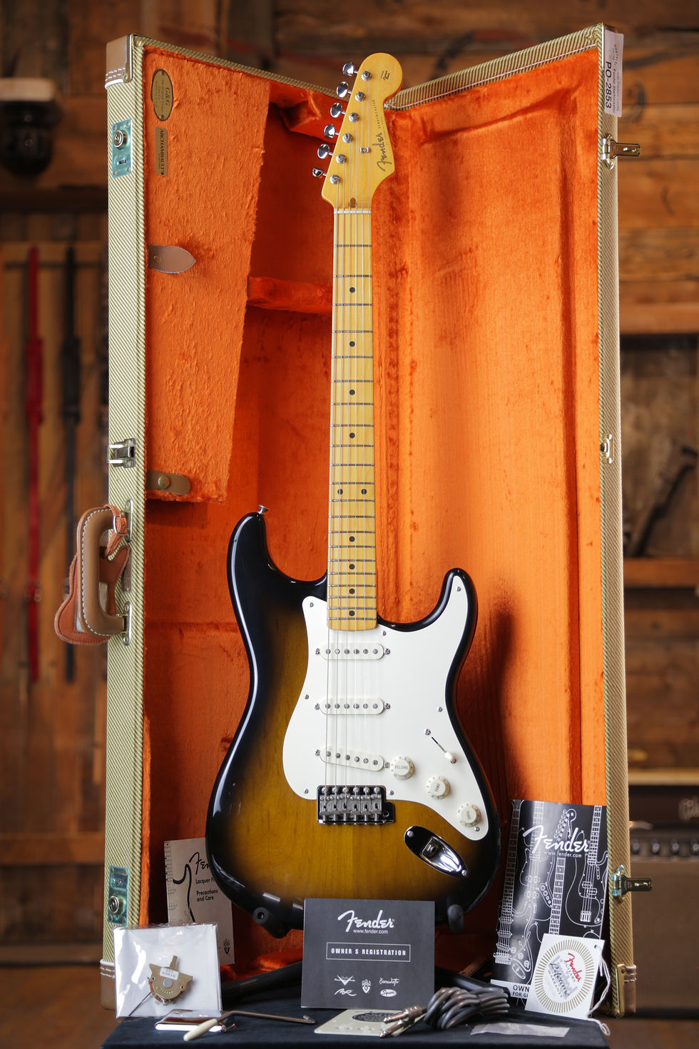 Miniature : Fender American Vintage '57 Stratocaster Sunburst 2004
