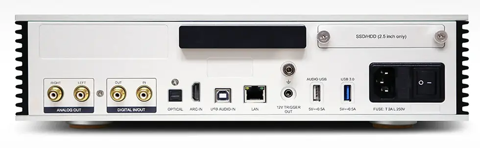 חיבורי שמע אחוריים: אופטי, HDMI, USB, LAN