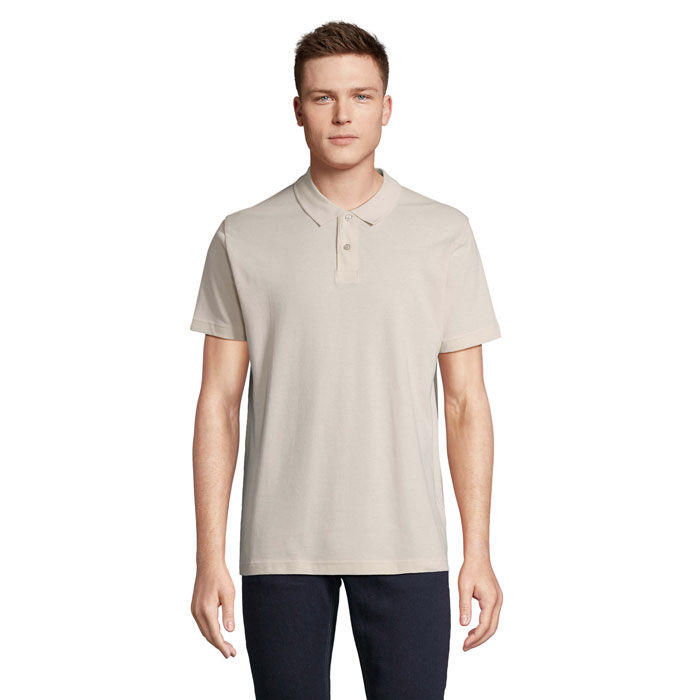 Miniatiūra: Pigūs UNISEX POLO marškinėliai PULSE su logotipo siuvinėjimu