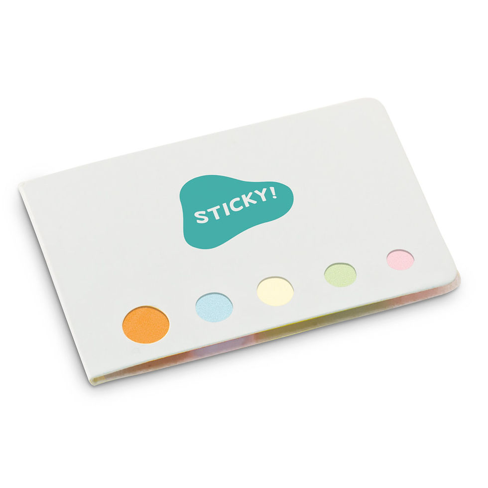 Miniatiūra: Lipnių lapelių rinkinys STOOKY su Jūsų logotipu