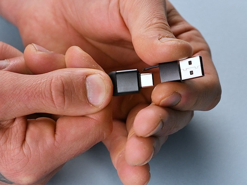 Miniatiūra: 6 in 1 USB šakotuvas RICO su Jūsų logotipu
