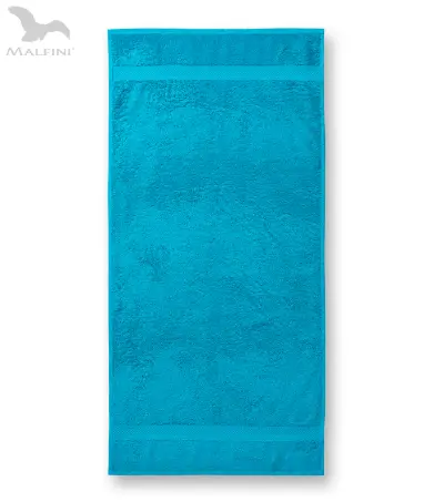 Miniatiūra: Reklaminiai rankšluosčiai TERRY su siuvinėjimu 70 x 140 cm