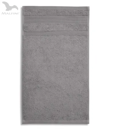 Miniatiūra: Organinės medvilnės rankšluostis su siuvinėjimu 70 x 140 cm