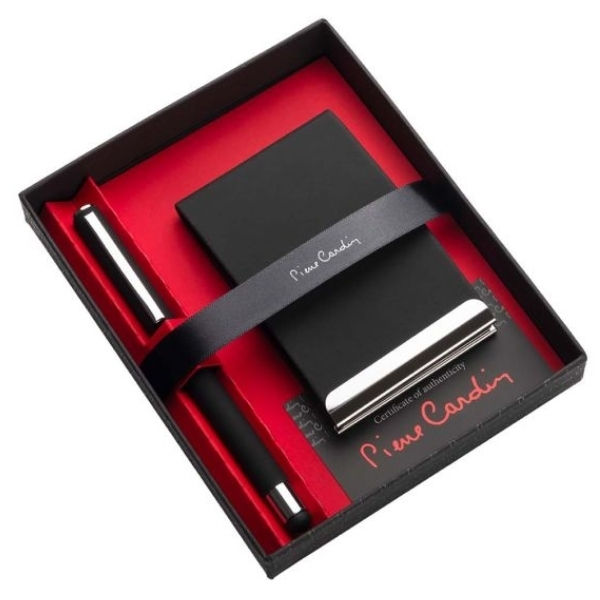 Miniatiūra: Prabangus rašiklis PIERRE CARDIN SET su personalizacija