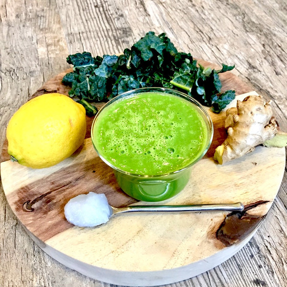 Green Ginger Lemon Elixir!