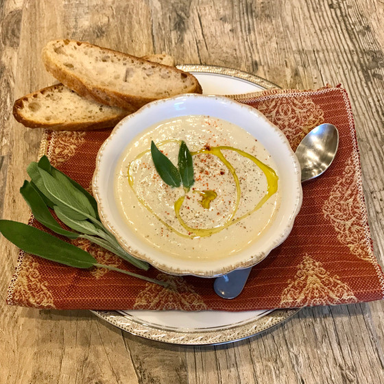 Cauliflower Sage Soup