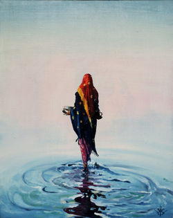 Puja-oil, canvas 30*40