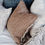 Thumbnail: EADIE Tabako Filled Cushion/ TABACCO + NATURAL / 50x50cm