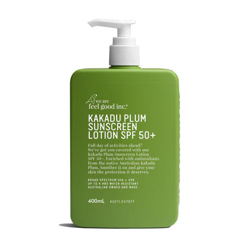 WE ARE FEEL GOOD INC Kakadu Plum Sunscreen Lotion SPF 50+ 400ml
