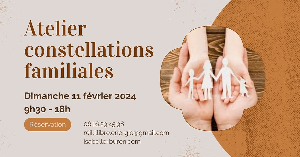 Atelier constellations familiales de groupe