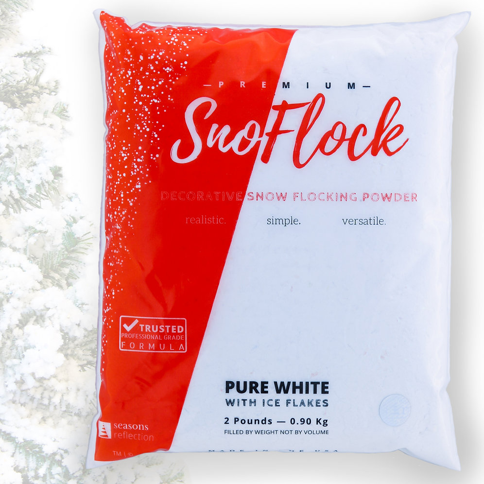 SnoFlock Do It Yourself SelfAdhesive Bonding Snow Flocking Powder