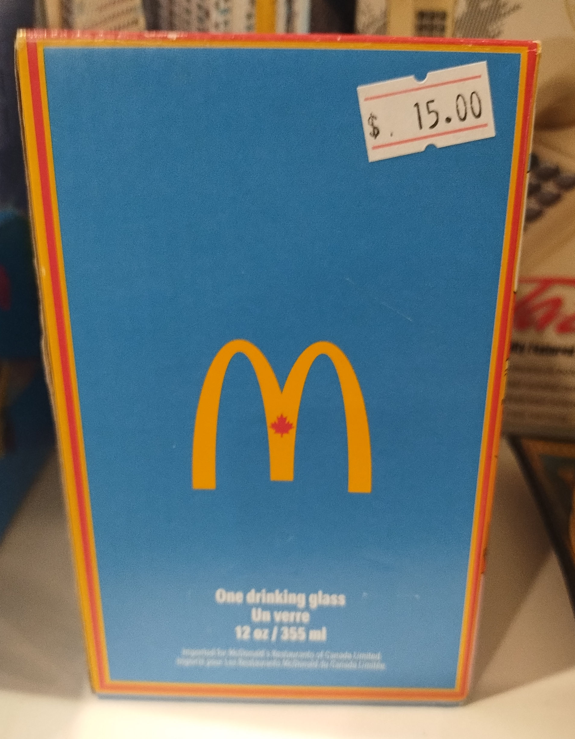 McDonald’s of Canada Promotional Drinking Glass