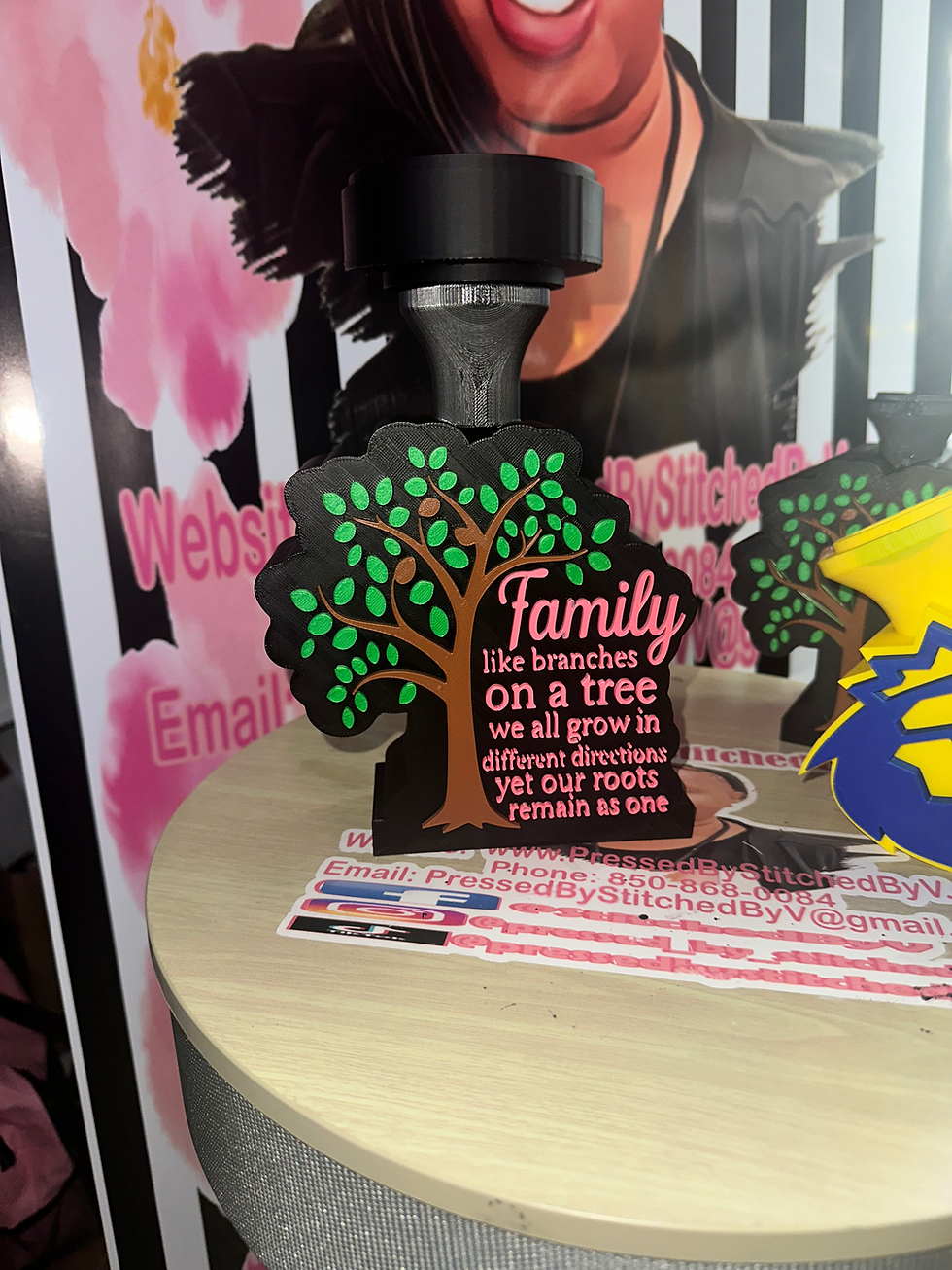Thumbnail: Family Tree Lamp Base 3D STL file