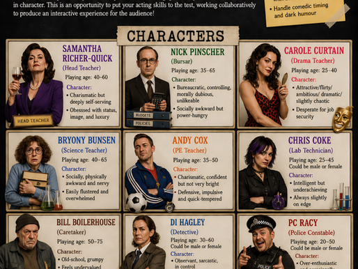 AUDITION NOTICE – CLASS WAR