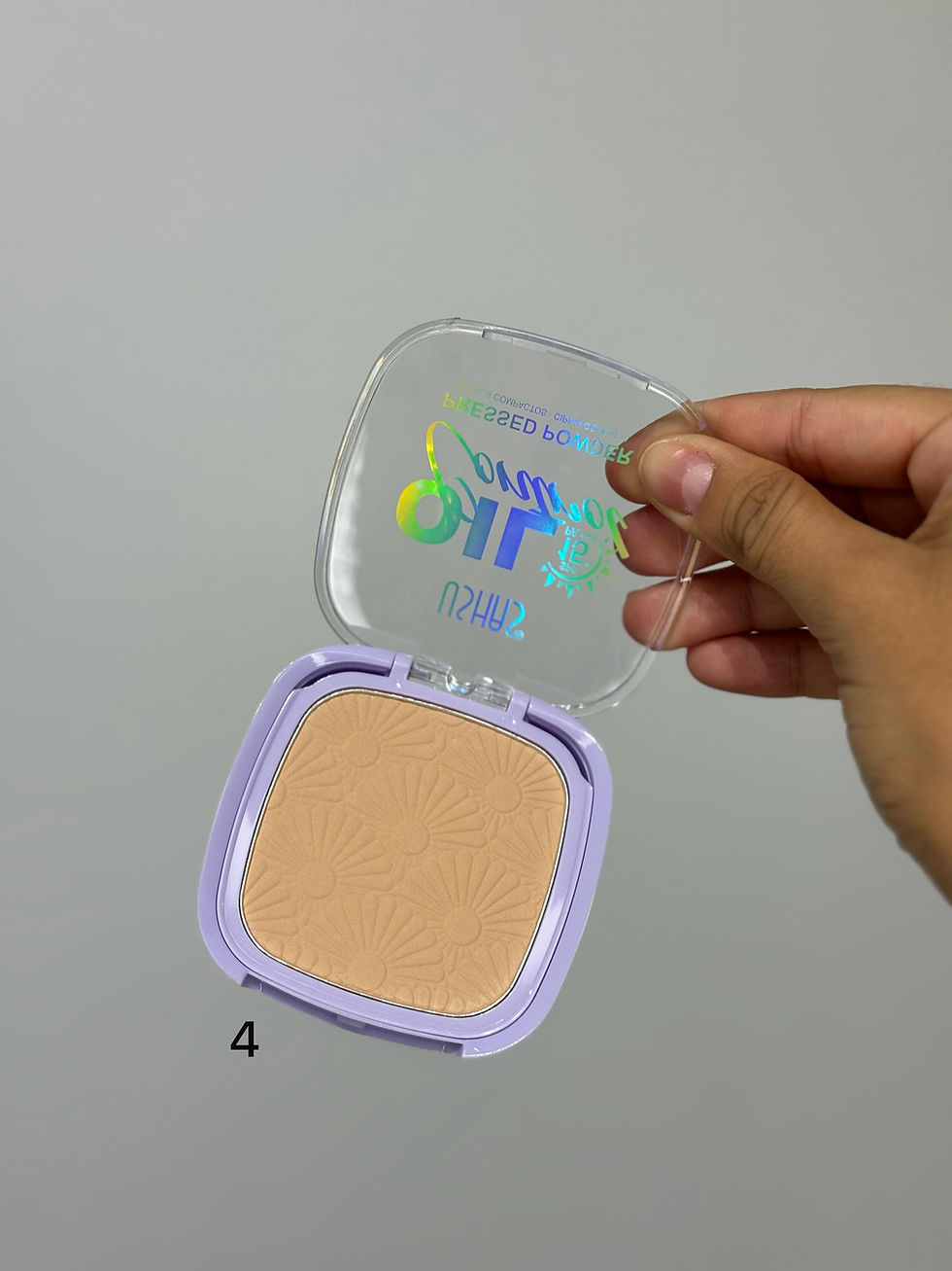 Miniatura: Polvo compacto con esponja y espejo
