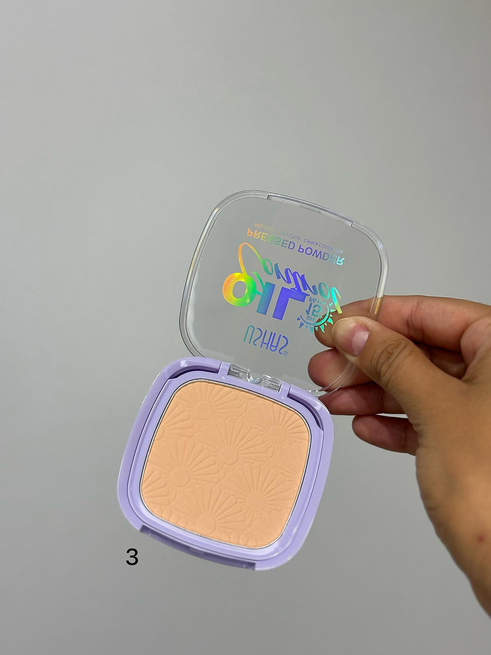 Miniatura: Polvo compacto con esponja y espejo