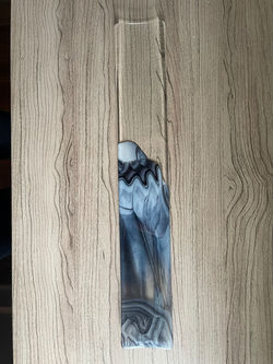 17"x2" Graffiti Plate - Top View