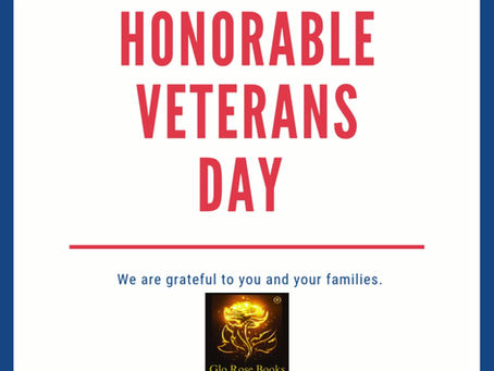 Honorable Veterans Day to all who served and all who supported them. From Glo Rose