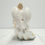 Thumbnail: CF2042 Grandeur Noel White Porcelain Angel with Cherub & Hornl
