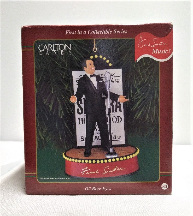 Thumbnail: DO1004 Frank Sinatra Ol' Blue Eyes"1999 Musical Ornament
