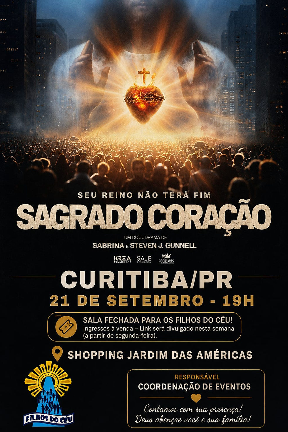 Ingressos cinema filhos do céu