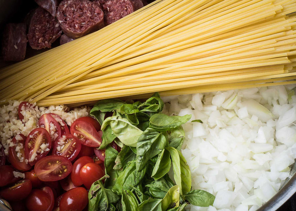 One pot spaghetti ingredients