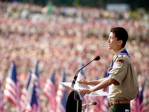 Light of a Gold Star added to ScoutSongs website