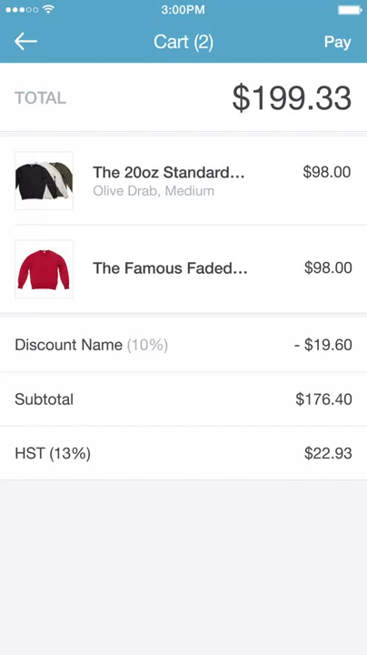 WIX Mobile sHOP