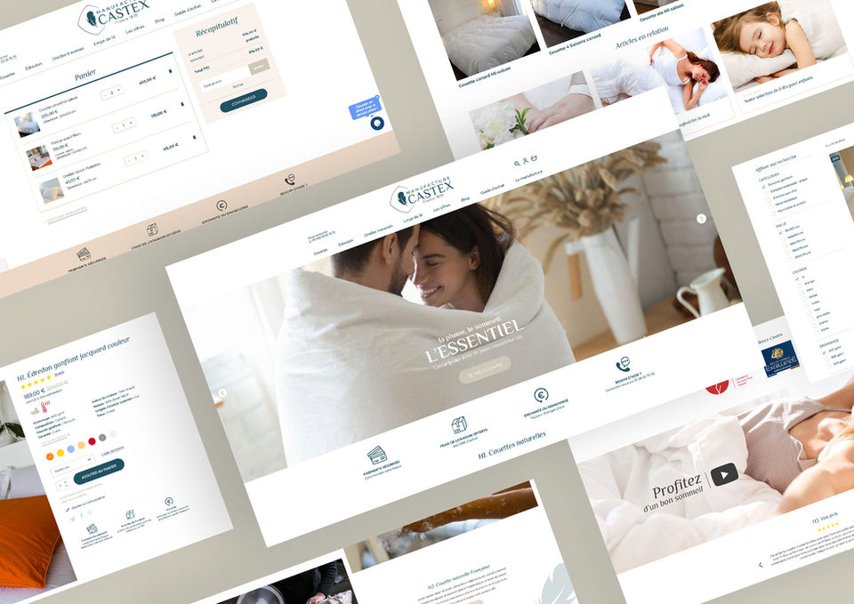 Image projet digital ecommerce prestashop Castex