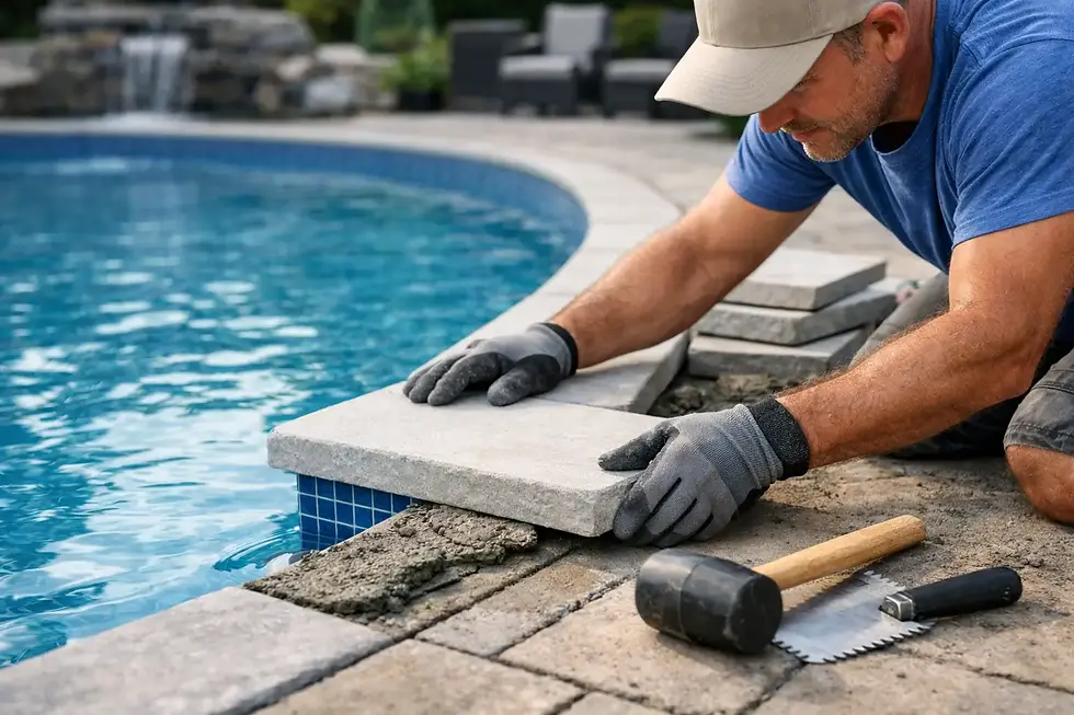 Pool Coping Installation Ottawa Homeowners Trust