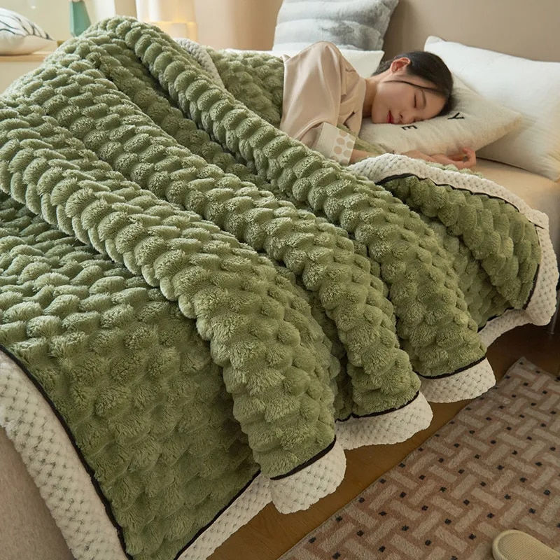Thumbnail: Hustle-N-Rust Turtle Velvet Blanket: Your Go-To Cozy Companion  Autumn / Winter
