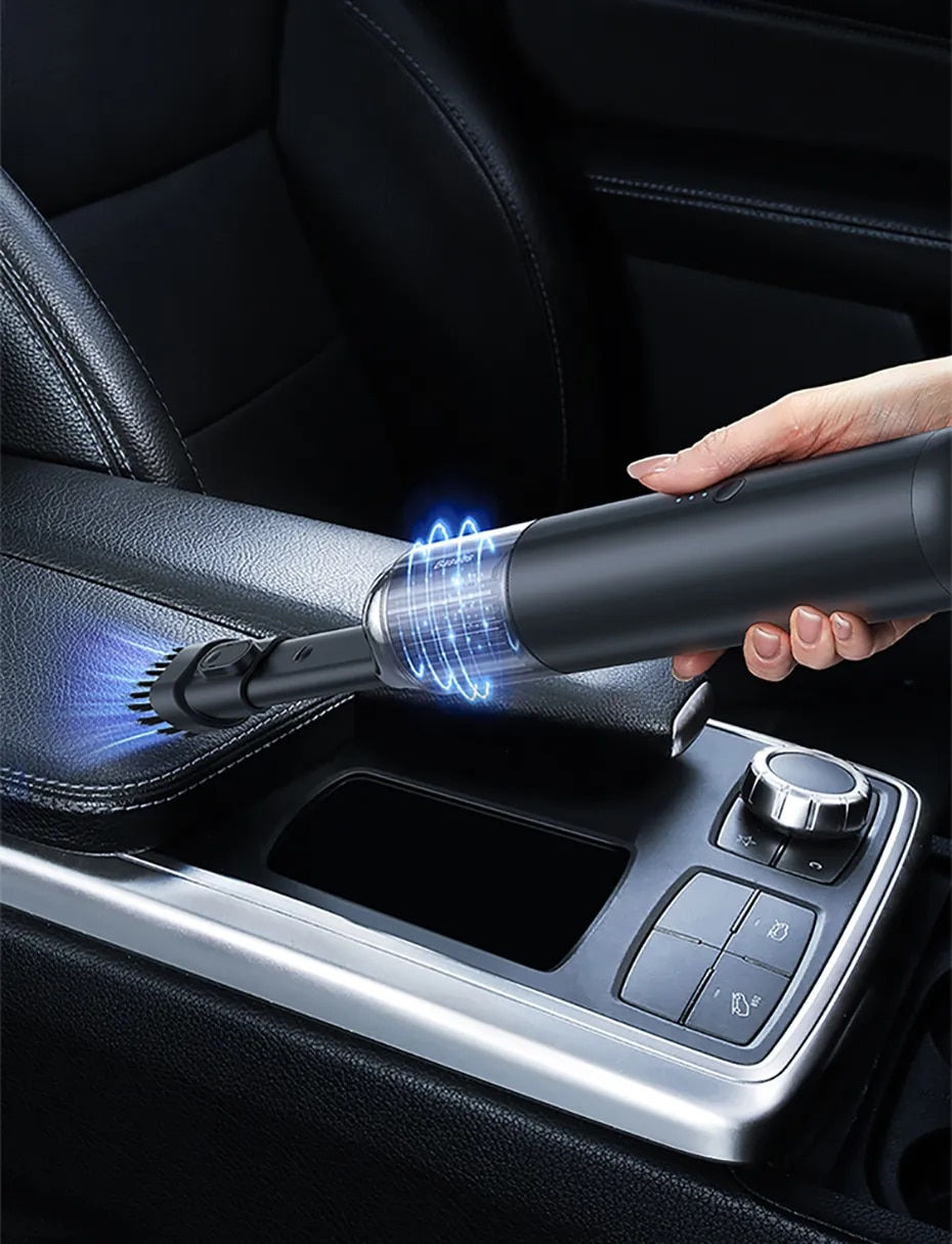 Thumbnail: 15000Pa Wireless Car Vacuum Cleaner 2-in-1 Suction Nozzle Blowpipe Handheld LED