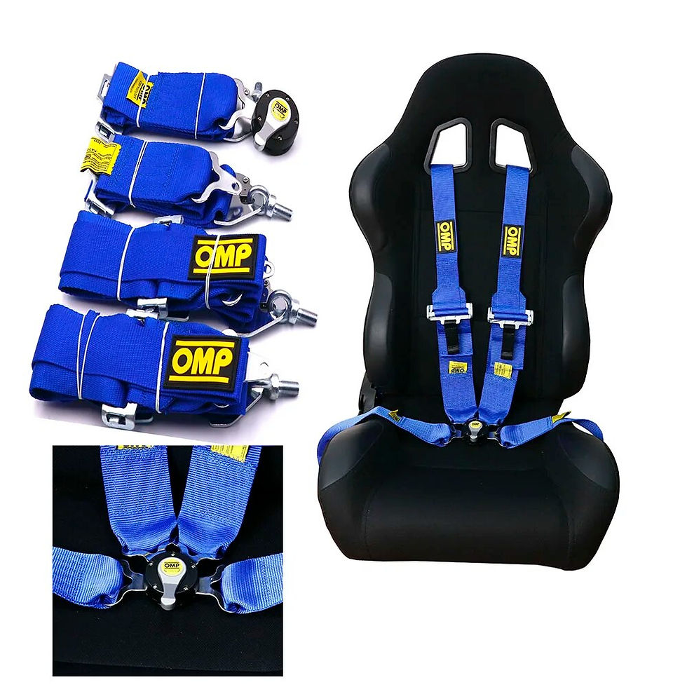 Thumbnail: Hustle-N-Rust 4 Point Racing Seat Belt Harness: Safety Meets Style