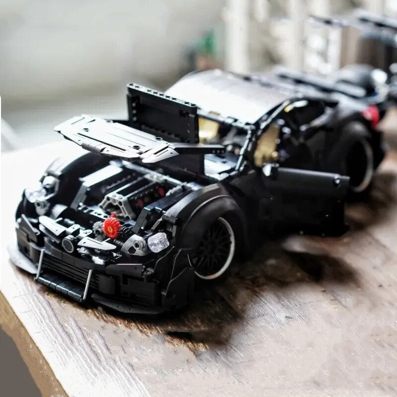 Thumbnail: Hellaflush Canibeat Black Warrior C63 Super Sport Car Building Blocks AMG Stance