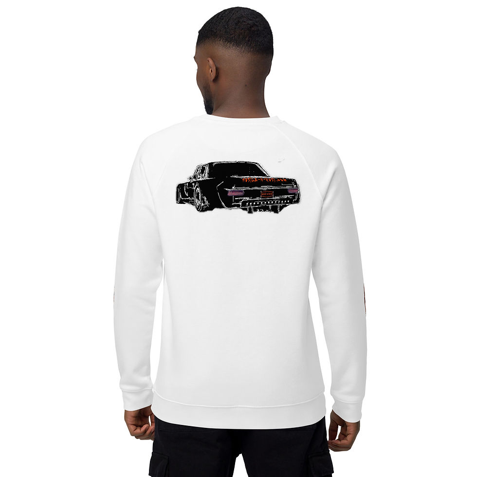 Thumbnail: Unisex organic raglan sweatshirt