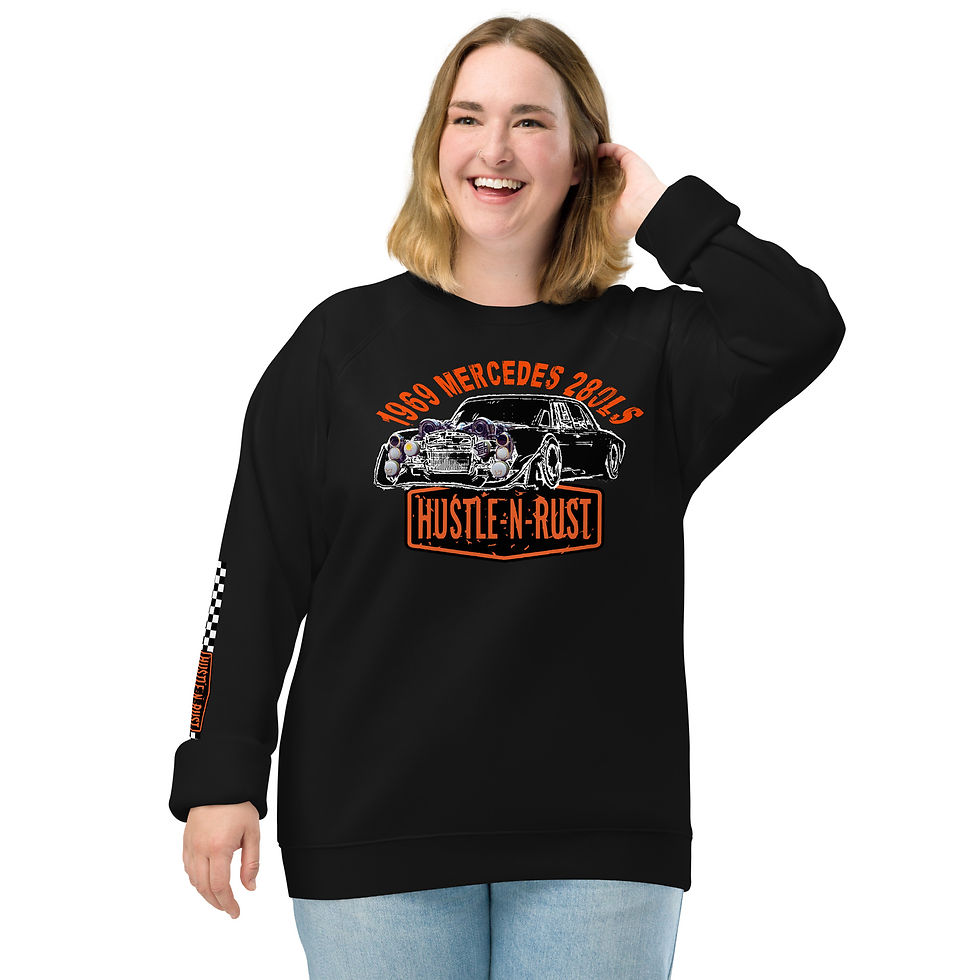 Thumbnail: Unisex organic raglan sweatshirt