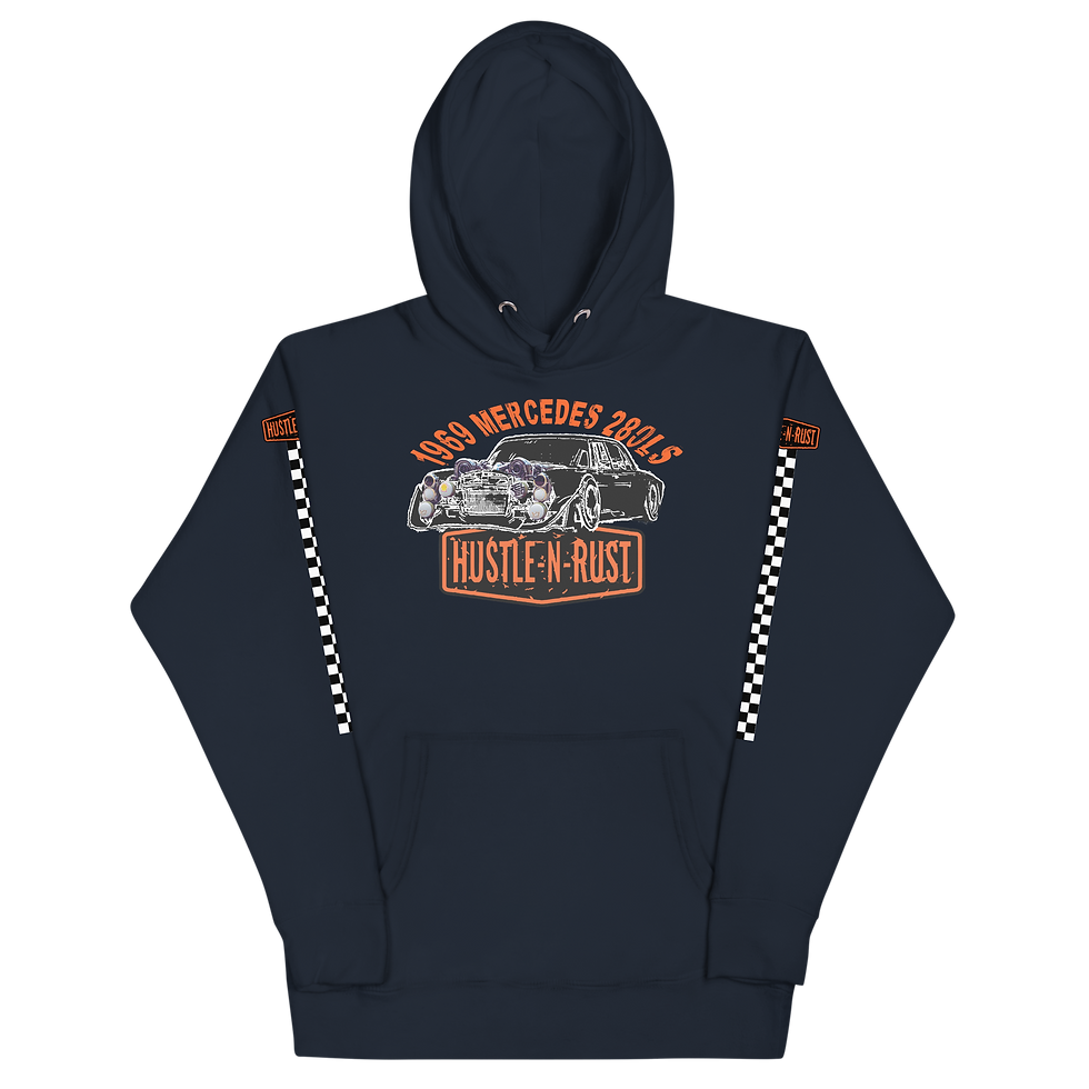 Thumbnail: Hustle-N-Rust Checkered -Unisex Hoodie