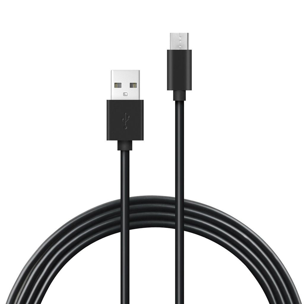 2M USB 2.0 A to USB Type C Fast Charger Cable - Black