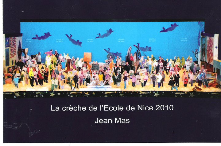 avec la crèche de l'Ecole de Nice