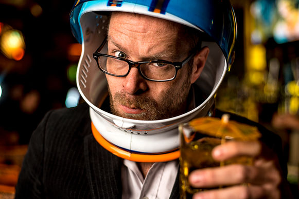 Commercial and editorial portrait photography of a DJ in Philadelphia