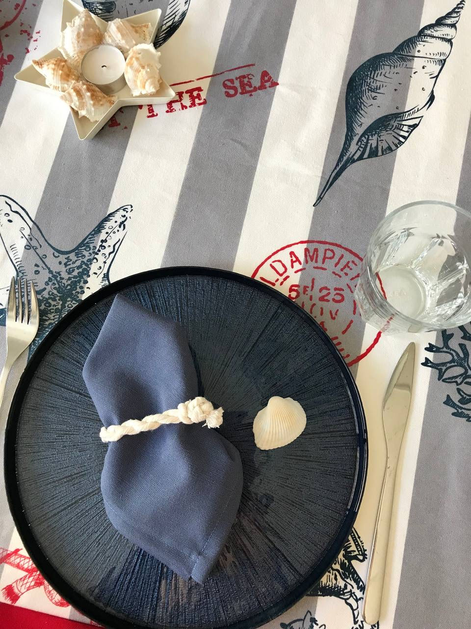 Küçük resim: Deniz Konsept Masa Örtüsü Takımı (4 kişilik)