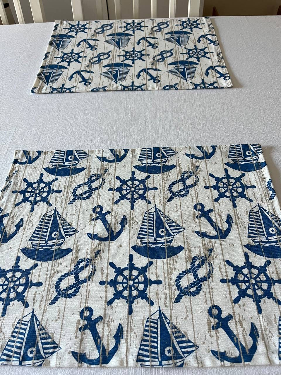 Küçük resim: Yelkenli Desenli 2’li Servis