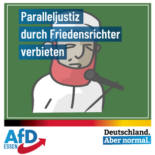 Paralleljustiz verhindern – islamische Friedensrichter verbieten