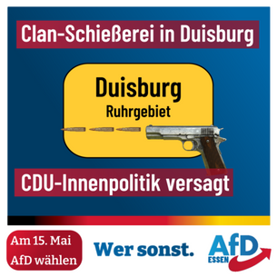 Clan-Schießerei in Duisburg – CDU-Innenpolitik versagt