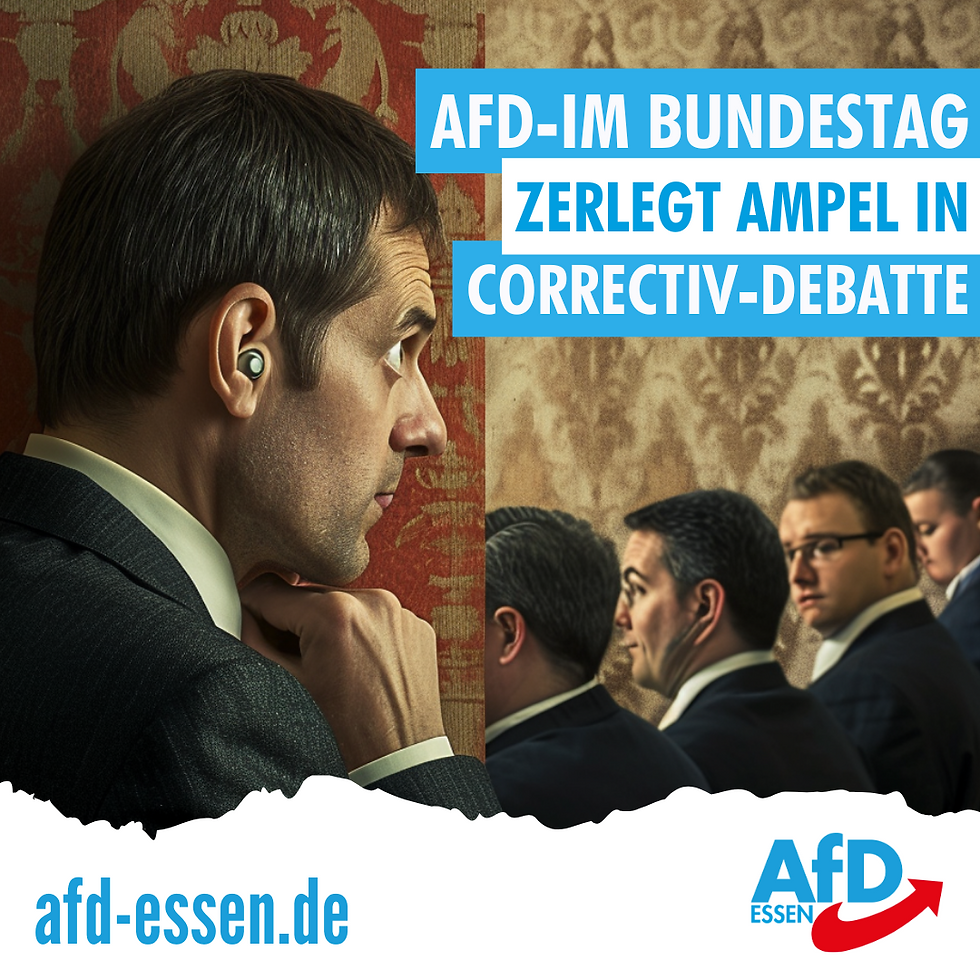 AfD im Bundestag zerlegt Ampel in Correctiv-Debatte