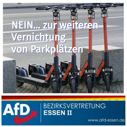 PKW-Parkplätze für E-Scooter