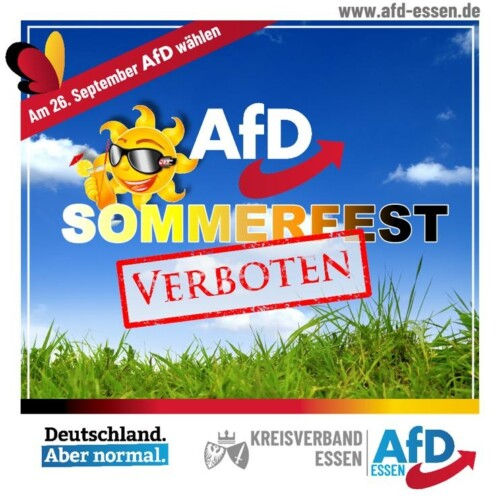 Oberverwaltungsgericht verbietet AfD-Sommerfest