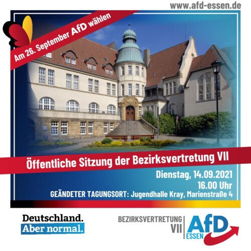 Öffentliche Sitzung der Bezirksvertretung VII